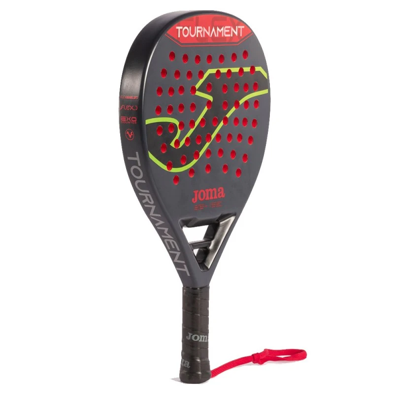 Raquette de padel Joma Tournament rouge et noir 
