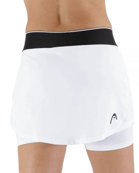 Jupe De Padel Head Robin Blanc / Noir Femme